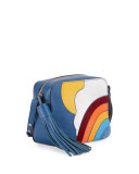 Rainbow & Cloud Crossbody Bag, Blue/Multi