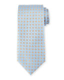 Neat Diamond Silk Tie