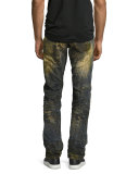 Upheaval Ripped & Patched Slim-Straight Jeans, Indigo
