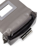Natalia Medium Chain Crossbody Bag, Graphite