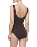 Ruch-Front Underwire One-Piece, Chocolate