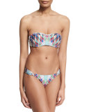 Belize Printed Bandeau Swim Top