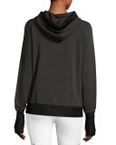 Eclipse Long-Sleeve Pullover Hoodie, Charcoal