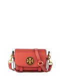 Alastair Small Leather Crossbody Bag, Light Redwood