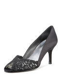 Chantilly Lace Peep-Toe Pump