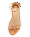 Nudistflat Cork Ankle-Wrap Sandal
