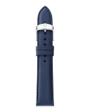 16mm Leather Strap, Navy