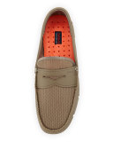 Rubber Penny Loafer, Khaki