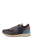 Men's Rockrunner Camo-Print Sneaker, Blue
