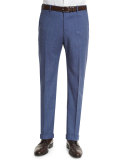 Parker Flat-Front End-On-End Trousers