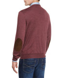 Donegal Three-Button Cardigan Jacket, Anthracite