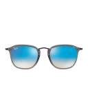 Men's Square Gradient Flash Sunglasses