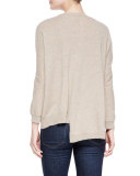 Long-Sleeve 12-Gauge Cashmere Pullover