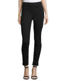 Riche Touche Skinny Ankle Jeans, Black