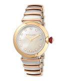 36mm LVCEA Watch with Diamonds, Two-Tone