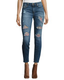 The Icon Mid-Rise Skinny Ankle Jeans, Delana