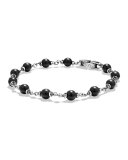 Rosary Beads Bracelet, Black