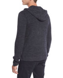 Thermal Zip-Up Hoodie, Heather Coastal