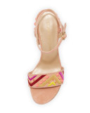 Both Embellished City Sandal, Naked