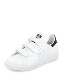 Stan Smith Triple-Strap Sneaker, White/Black