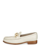 Mason 3 Leather Gancini Loafer, Cream (Panna)