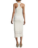 Nerano Crocheted Midi Tank Dress Coverup