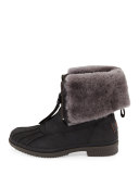 Arquette Waterproof Shearling Boot, Black
