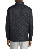 Norfolk Lightweight Quilted Jacket, Black