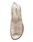 Estelle Strappy Stretch Sandal, Sand
