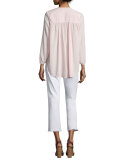 The Picnic V-Neck Shirt, Forever Pink