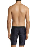 Limited Edition Crown Lion-Print Boxer Brief, Navy