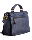 PS1 Medium Calfskin Satchel Bag, Midnight