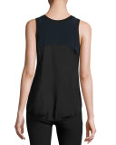 Sora Silk-Combo Shell Tank