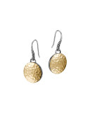 Palu Gold-Plate/Silver Round Drop Earrings