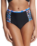 Bella Reversible Printed High Swim Bottom