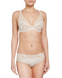 Eclat Lace Bikini Briefs, Cafe Au Lait