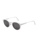 Panama Metric Cat-Eye Sunglasses, White