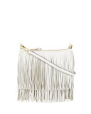Finn Fringe Crossbody Bag, White