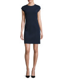 Onine Oxford Knit Day Dress, Blue