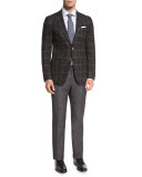 Flat-Front Trousers, Charcoal