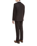 Johnstons Lennon Flannel Two-Piece Suit, Burgundy