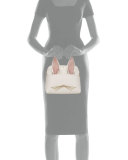 make magic maise small bunny satchel bag, multi