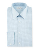 Check Plaid Dress Shirt, Blue