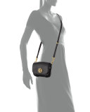 Alastair Small Leather Crossbody Bag, Black