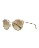 Gwynne Lens-in-Lens Mirror Sunglasses