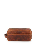 Logan Leather Travel Kit, Cognac
