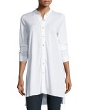 Easy Jersey Button-Front Tunic 