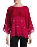 Tasho Georgette Dolman Top
