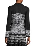 Long-Sleeve Geo Chic Top