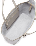 Panama East-West Zip Tote Bag, Dove